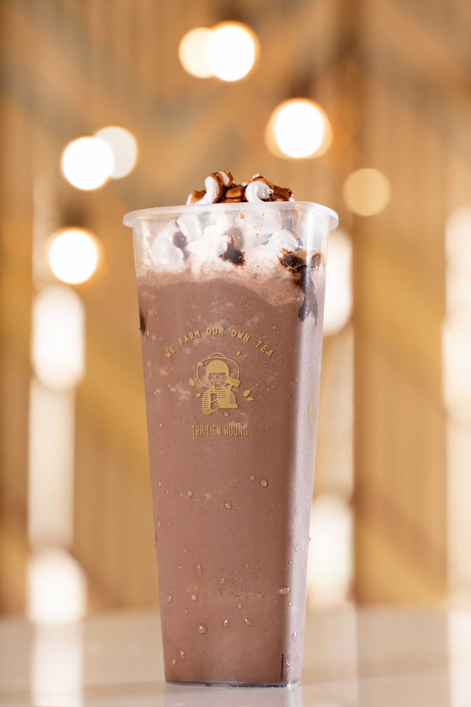kem tuyết Chocolate trà tiên hưởng gotcha
